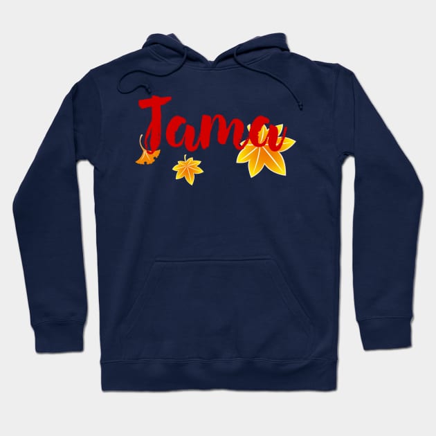 Leaf peeping in Tama Hoodie by ArtMomentum